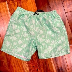 Men’s Green Swim Trunks